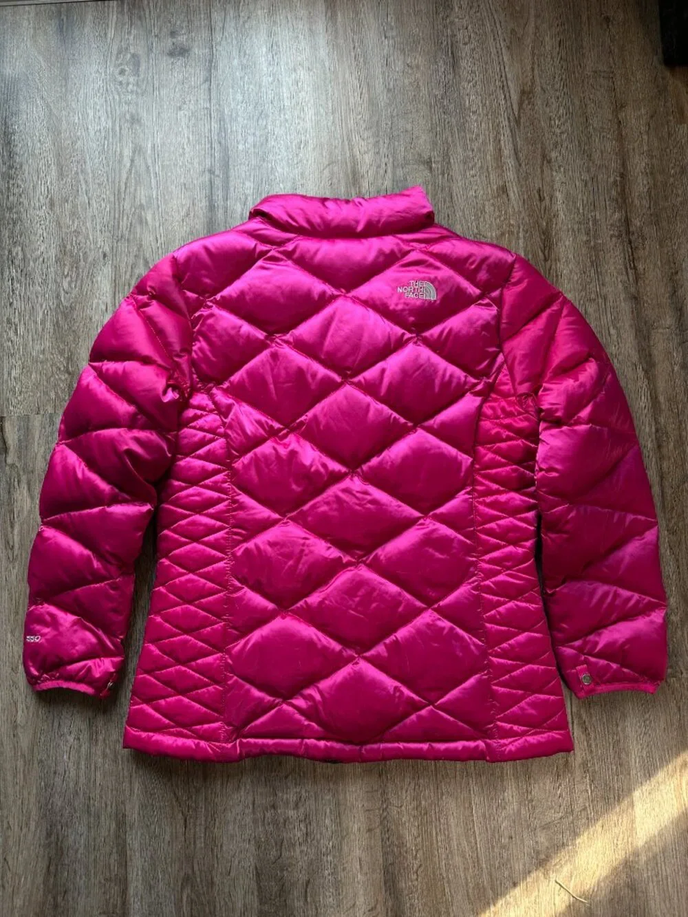 The North Face Girls XL 18 Aconcagua 550 Puffer Jacket Goose Down Coat Hot Pink